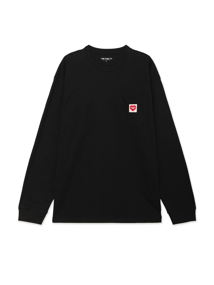 L/S Pocket Heart T-Shirt
