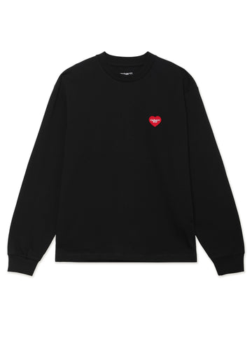 W' L/S Heart Patch T-Shirt
