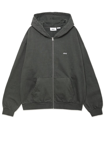 LOWERCASE PIGMENT ZIP HOOD