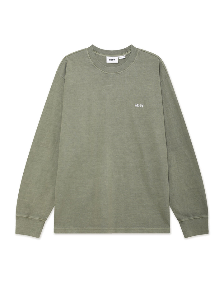 LOWERCASE PIGMENT TEE LS