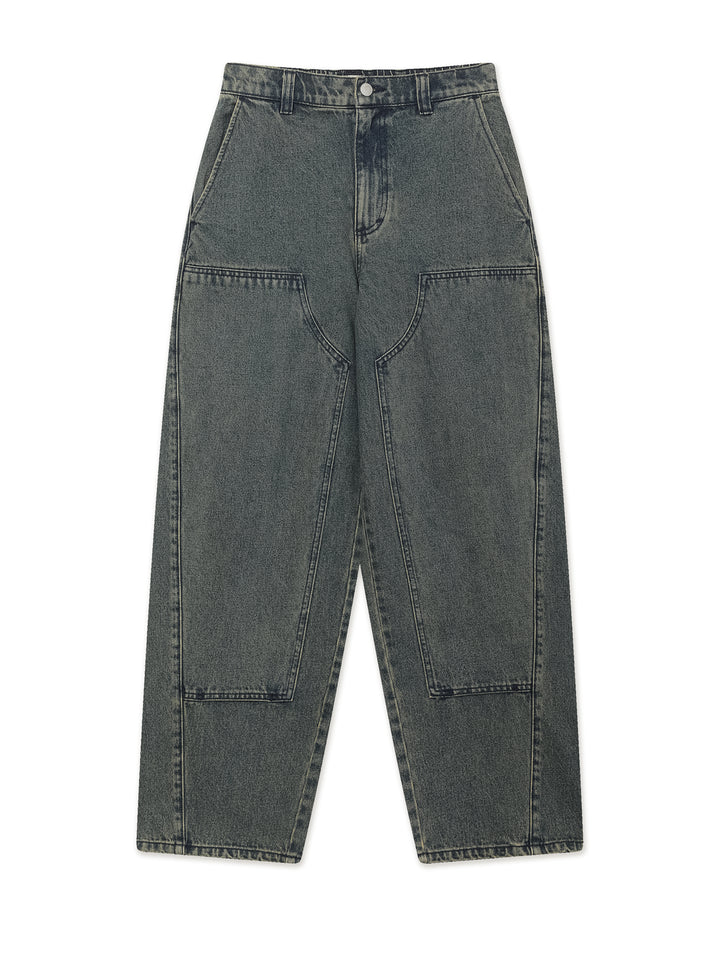 LEAH III BAGGY DOUBLE KNEE DENIM