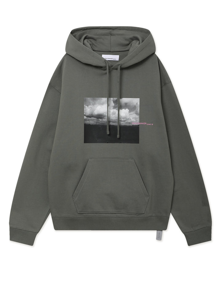 Loose Fit Hoodie Star Print