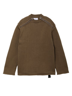 Shoulder Zip Knit