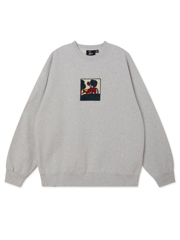 Long lost leg crew neck sweatshirt