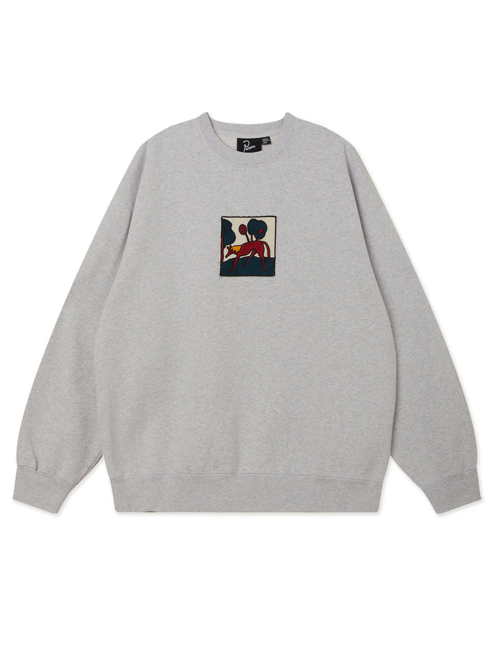 Long lost leg crew neck sweatshirt