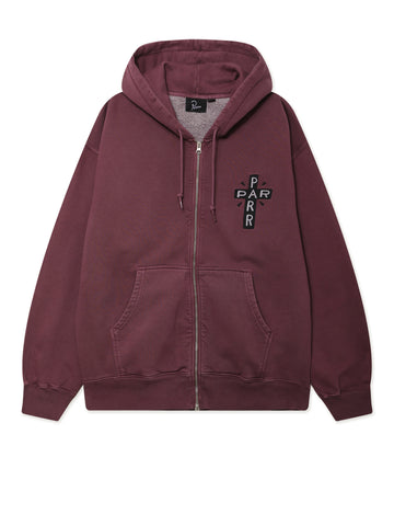 A Cross to bear zip hooded sweatshirt
