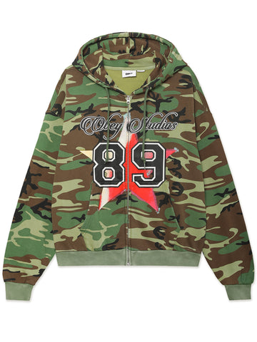OBEY VARSITY ZIP HOOD