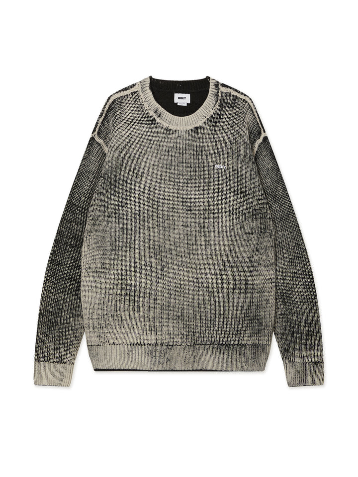 OBEY SPRAY EFFECT SWEATER
