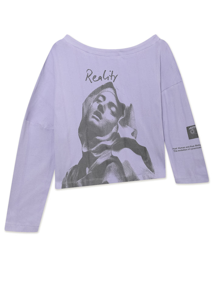 XEROX POINTELLE OFF SHOULDER TOP