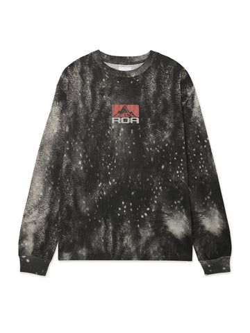 Fuzzy Print Long Sleeve