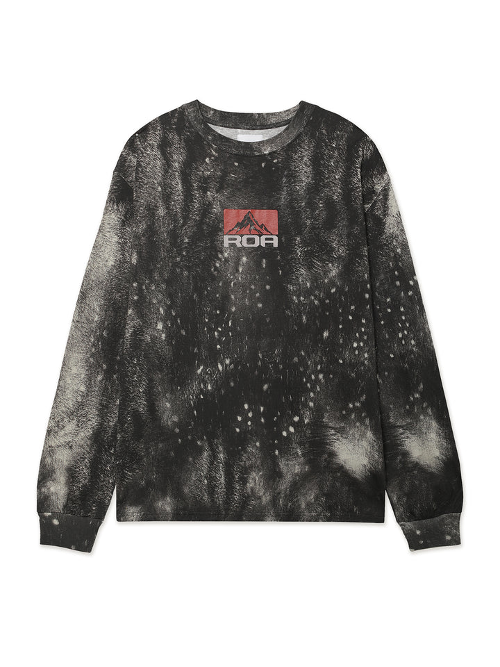 Fuzzy Print Long Sleeve