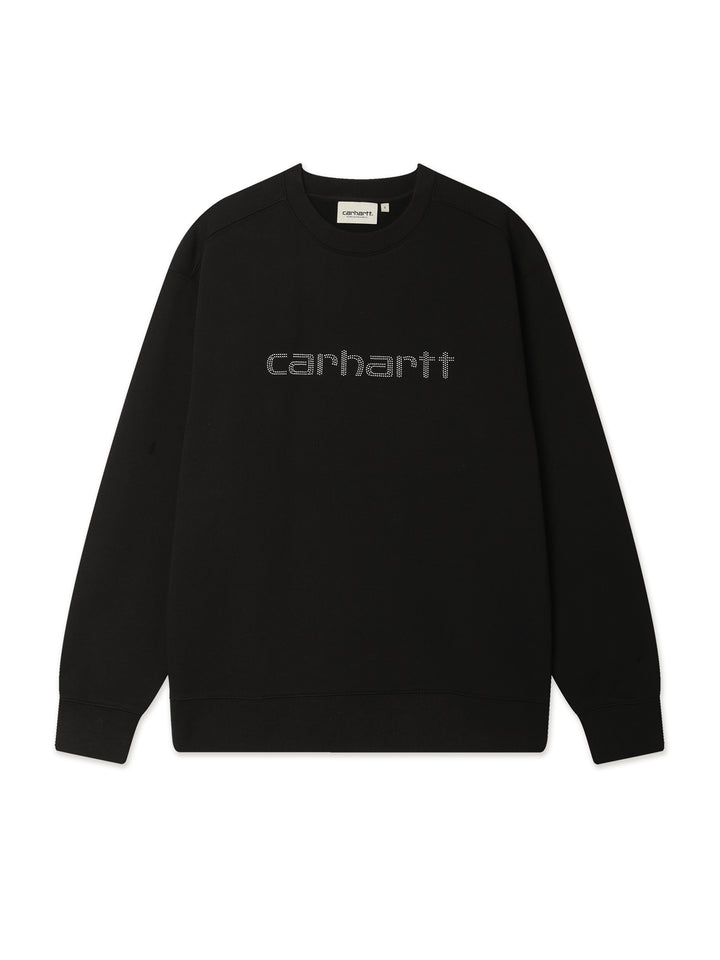W Rivet Script Sweat