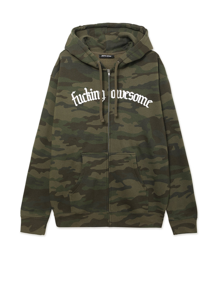 Blackletter Logo Zipped Hoodie