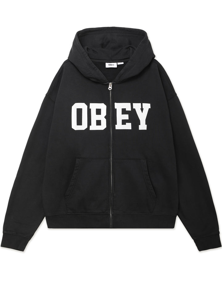 CONTROL FADED ZIP HOOD