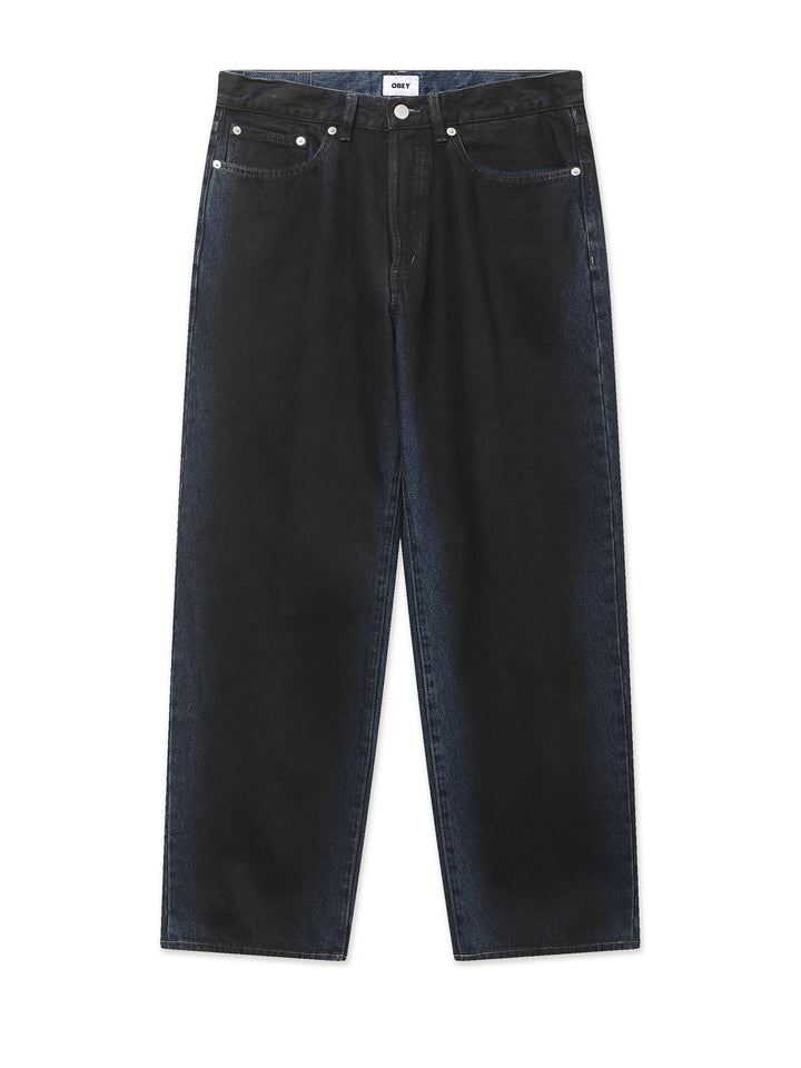 CLASSIC BAGGY SPRAY DENIM