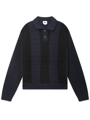 OBEY TEXTURED RUGBY POLO