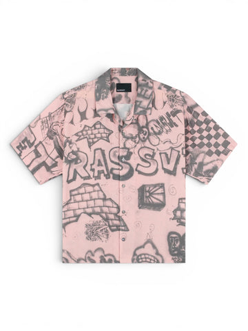 MEN SPRAY SS SHIRT WOVEN