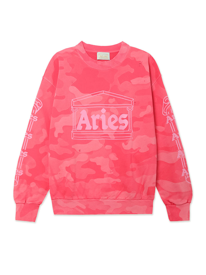 Aged Column Camo Sweat