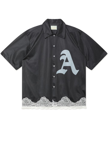 Gothic Lace Airtex Hawaiian Shirt