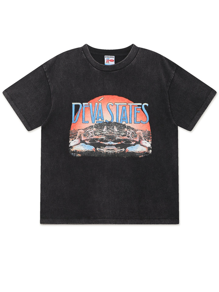 GFX Tshirt - IDOLATER - Washed Black