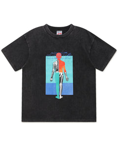 GFX Tshirt - STIGMA - Washed Black