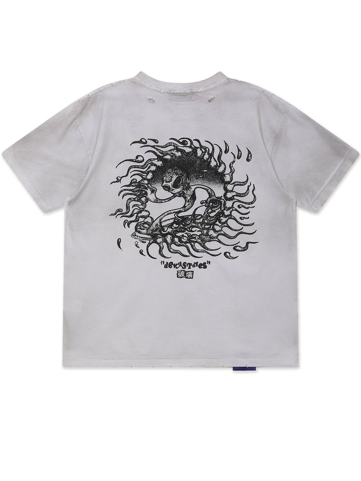 S/S Tshirt - STOKER -White