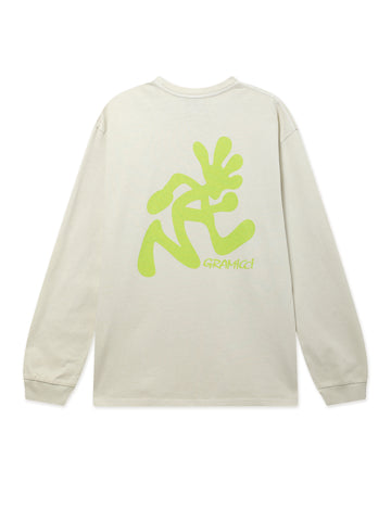 RUNNING MAN L/S TEE PIGMENT DYED