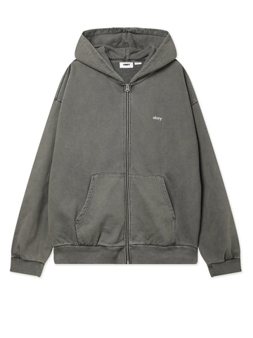 LOWERCASE PIGMENT ZIP HOOD