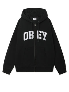 OBEY COLLEGIATE ZIP HOOD