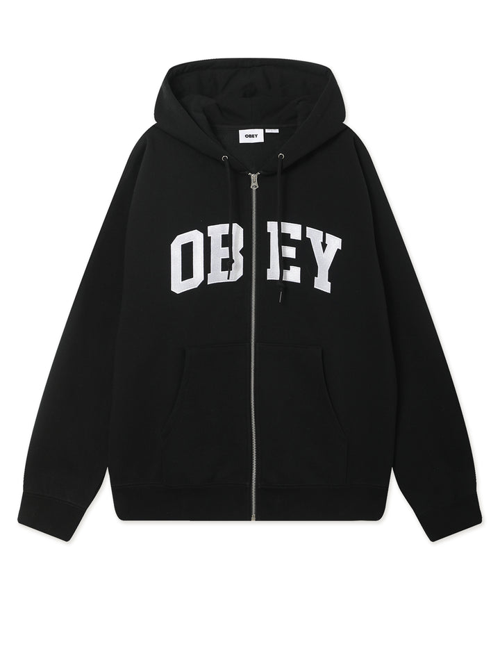 OBEY COLLEGIATE ZIP HOOD