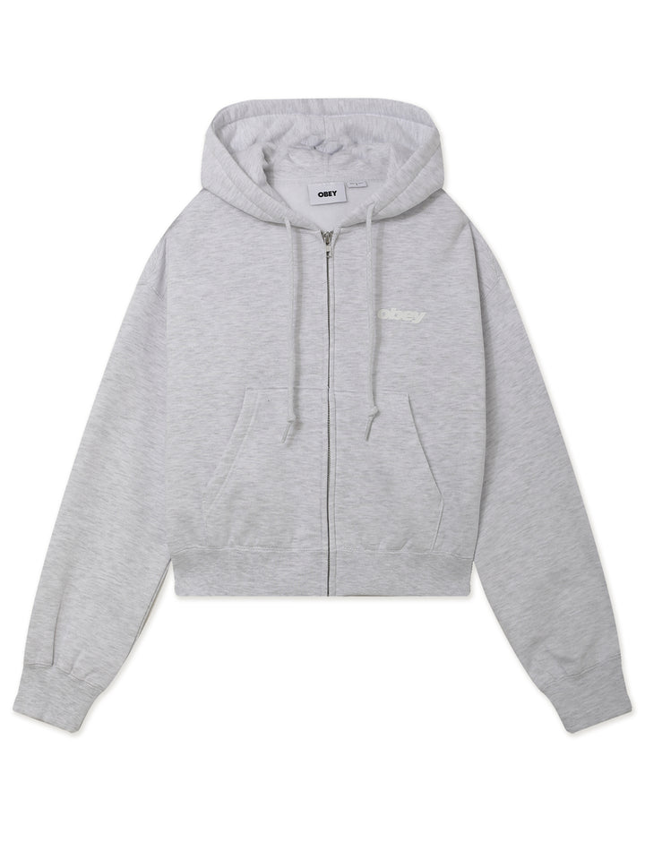 LEAGUE CROPPED ZIP HOOD