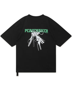 Oversize Tee Keys Print