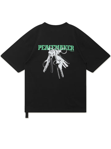 Oversize Tee Keys Print
