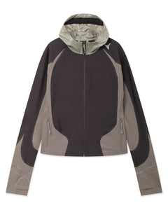 Spine Stretch Hooded Jacket