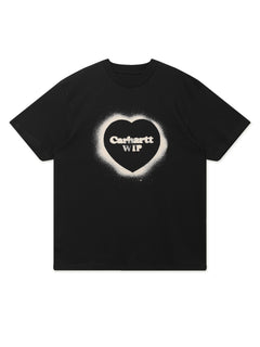 W' S/S Spray Heart T-Shirt