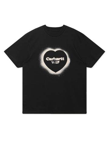 W' S/S Spray Heart T-Shirt