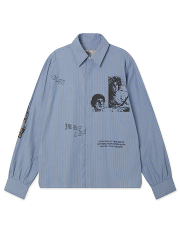 LETTING GO TODAY BUTTON UP