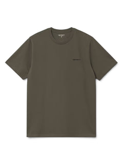S/S Script Embroidery T-Shirt