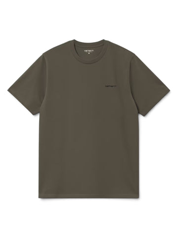 S/S Script Embroidery T-Shirt