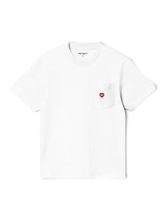 W' S/S Pocket Small Heart T-Shirt