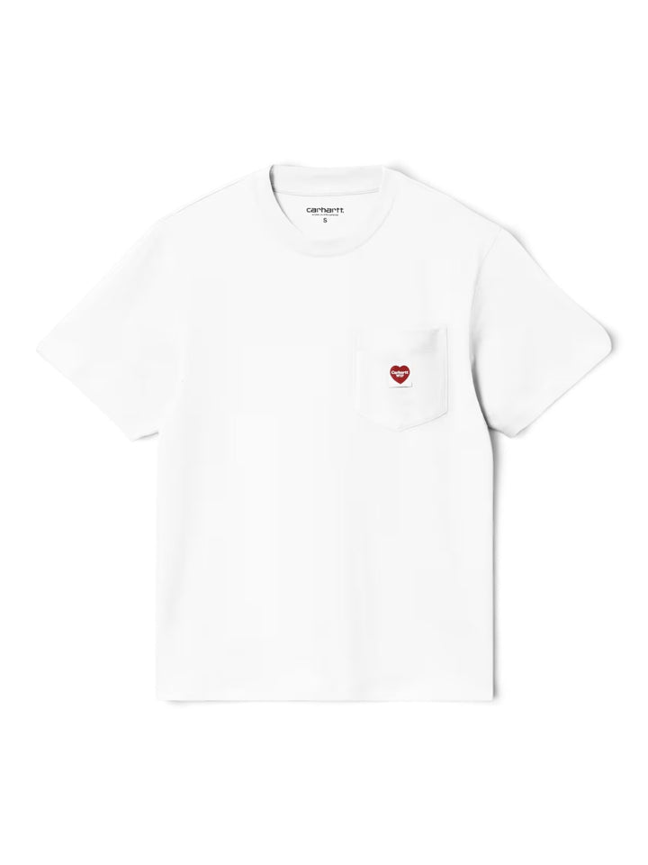 W' S/S Pocket Small Heart T-Shirt