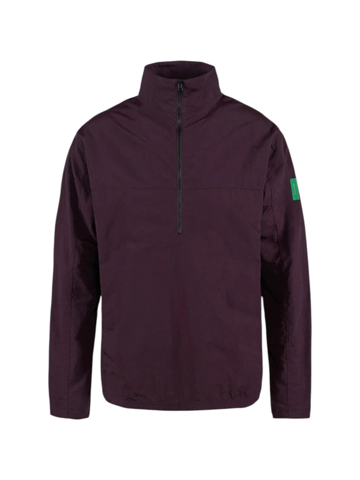 Half-Zip Nylon Windbreaker